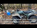1995 Honda Rancher Fourtrax 300 Chinese ignition install steering Bushing #atv #suzuki #doglover