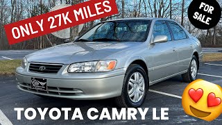 Ultra Low Mile 2001 Toyota Camry LE Sedan Beautiful Original Example  By Elite Motor Cars Sold