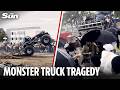 Shocking moment monster truck crashes into crowd leaving three dead and dozens injured