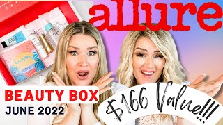 💁‍♀️ALLURE BEAUTY BOX Subscription New Product Reviews and JUNE UNBOXING!!! 💋😘💅 Glow Up Twins
