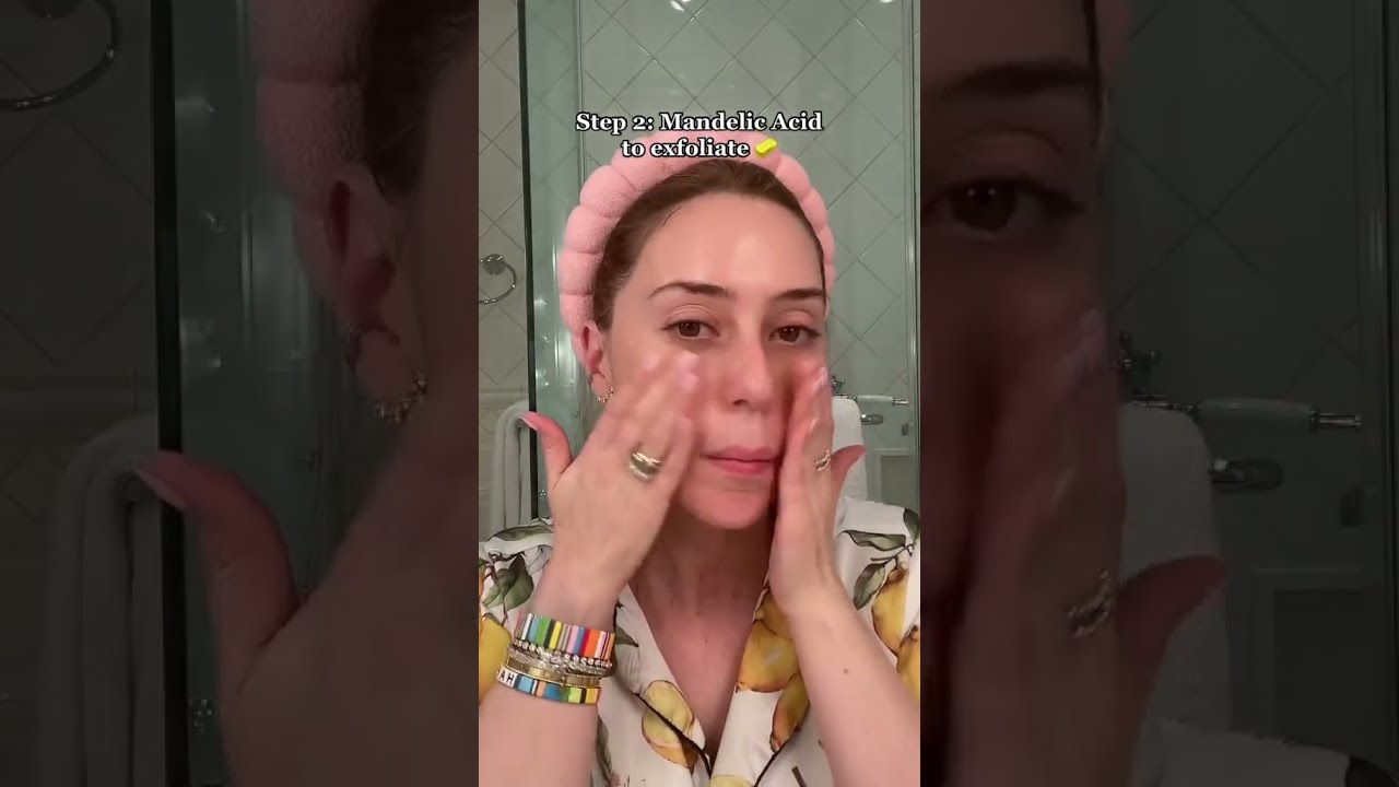 5 Step Nighttime Skincare Routine Shorts