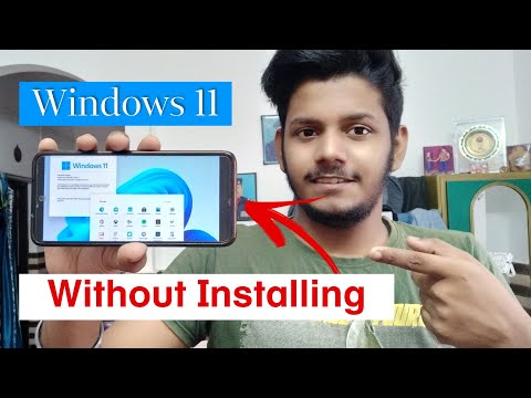 Windows 11 On Any Smartphone Without Installing | Windows 11 New Updates & Live UI