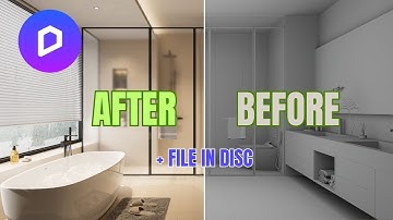 Photorealistic Bathroom Design in D5 Render – Free Project File