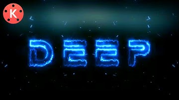 Neon Text Animation intro in Kinemaster🔥 | Kinemaster tutorials