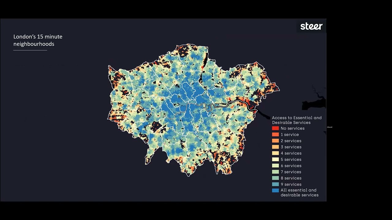 15-minute cities - Using GIS to understand local accessibility