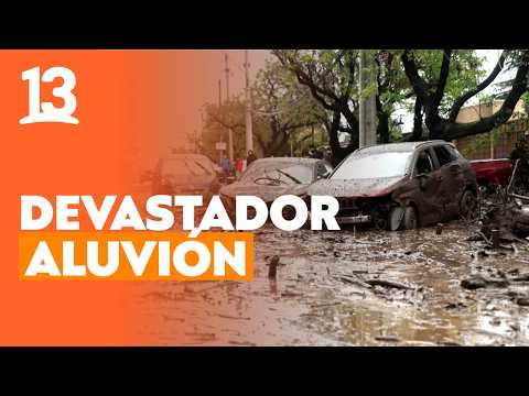 Devastating mudslide: Senapred report, military in the streets | Canal 13