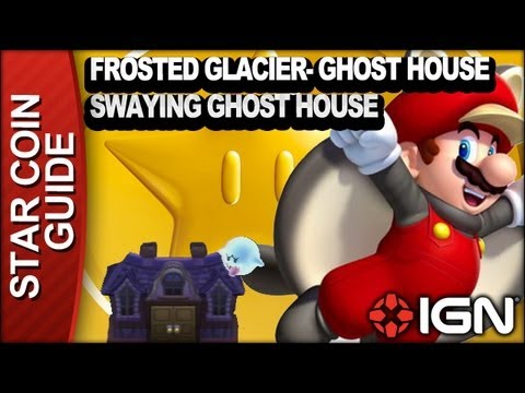 mario wii u swaying ghost house star coins