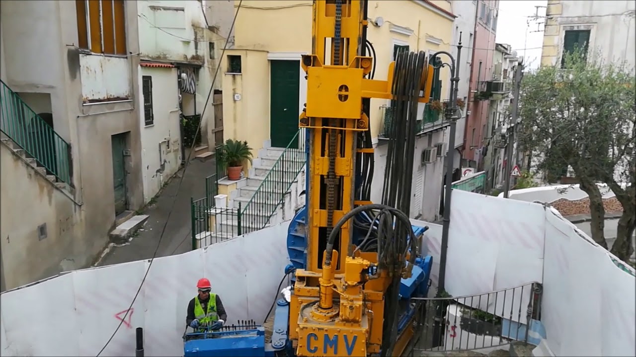 Micropali   Sewerage project  -  Naples october 2017