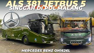 BUS ALS 381 JETBUS 5 STOPS AT POL ALS MALANG WITH ALS 351