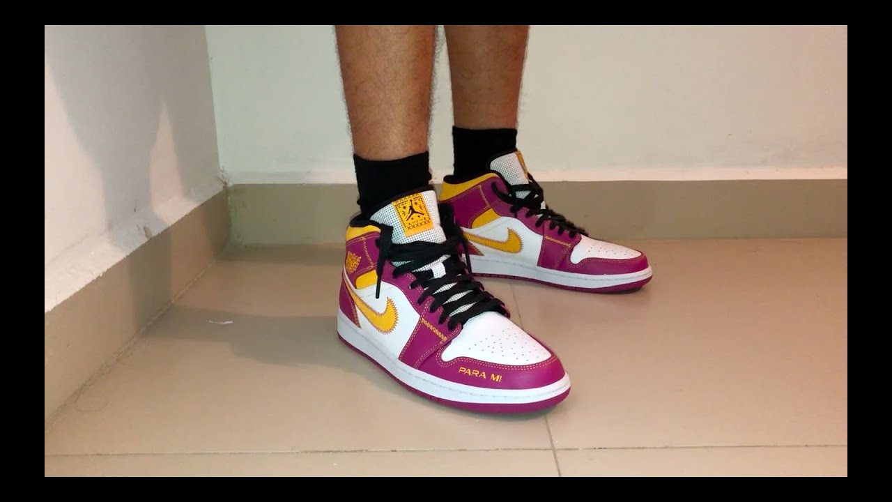 El nuevo pack DIA DE MUERTOS de NIKE! / Jordan 1 Mid - YouTube