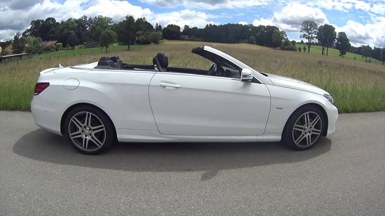 15 Mercedes E Klasse Cabrio 184hp Just Drive Youtube