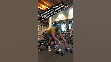 Bulgarian Split Squat is where the real workout begins! #fitnesscomedy #humorfit #funny #gymhumor