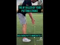 Golf hacks the 1 killer of your putting stroke hole more putts golf reels