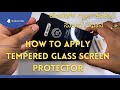 How to apply a tempered glass screen protector kannada