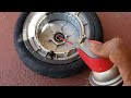 Replacing a tire and tube on xiaomi hover1 scooter using this trick on the tire.