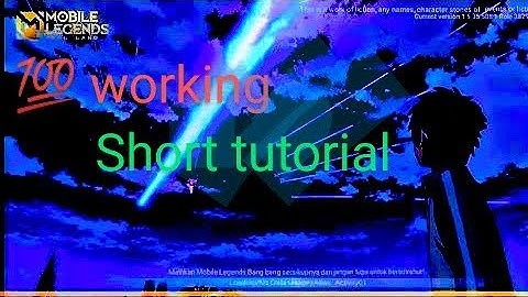 Make your own Mobile legends loadings screen/intro(Simple and eagiest way)