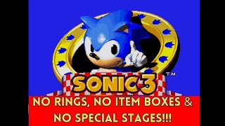 Sonic The Hedgehog 3 - No Rings, No Item Boxes - Can I Beat Sonic 3 Without Getting A Game-Over? by Retro Master 719 views 3 weeks ago 42 minutes