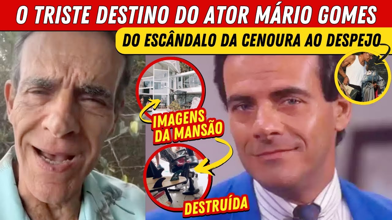 O TRISTE DESTINO DO ATOR MÁRIO GOMES: AS NOVELAS, O ESCÂNDALO DA ...