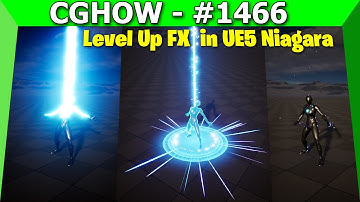 Creating Level Up Beam FX UE5 Niagara | Sneak Peek