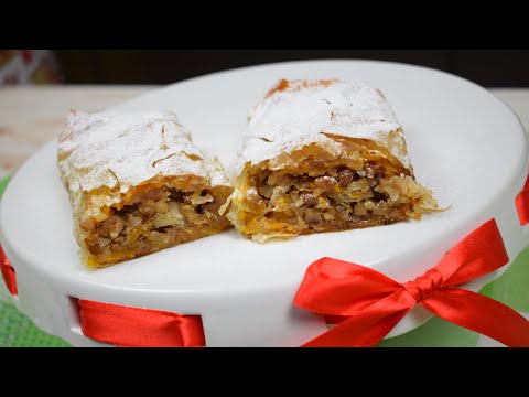 Лесна Рецепта за Тиквеник с готови кори | Pumpkin Strudel | Штрудель с Тыквой