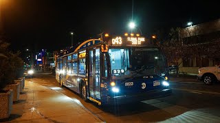 MTA New York City Bus 2022 Nova Bus LFS #8833 & #8850 (Q1, Q43) at Hillside Av and Springfield Blvd