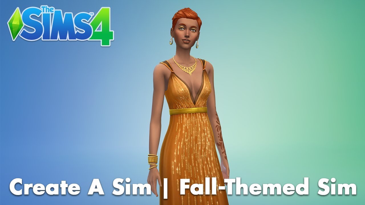 Fall-Themed Sim | Create A Sim: The Sims 4