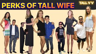 Tall Woman|Perks Of Tall Wife & Girlfriend ❤️ |Tall wife |Tallvv |Liftcarry |Lift and Carry