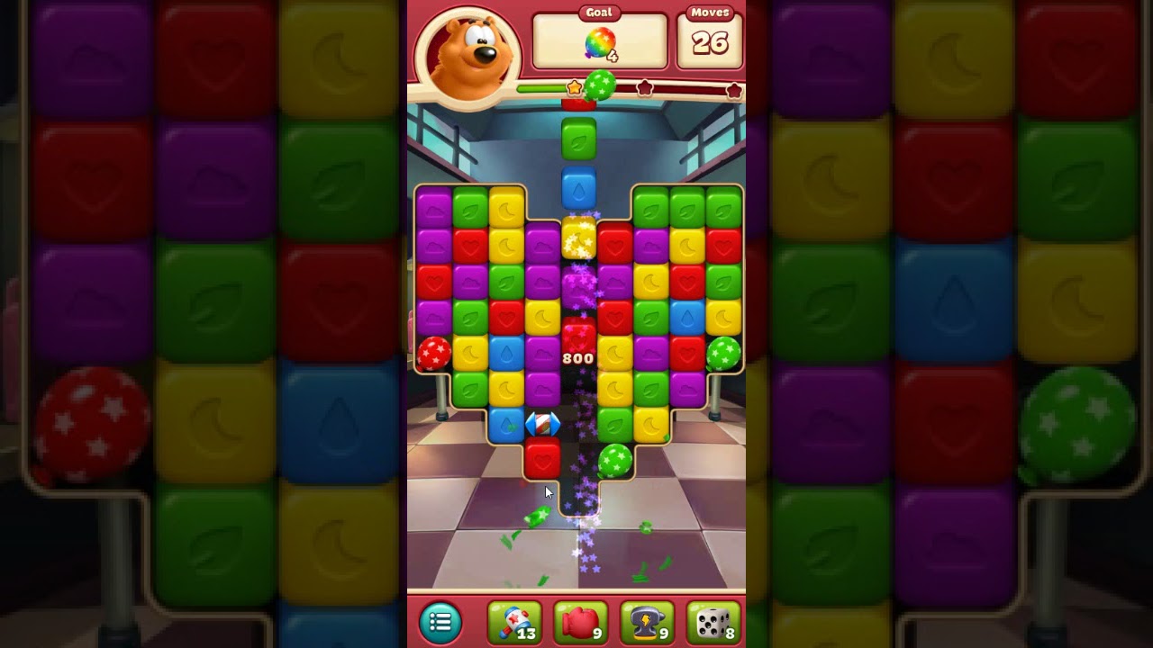 Toon Blast level 158 no boosters 😈