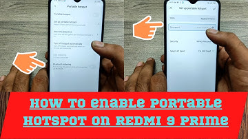 How to set WiFi  Hotspot in Redmi 9 prime | How to enable portable hotspot on REDMI 9 Prime