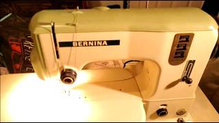 Knee control lever explained on Bernina 534 vintage sewing machine