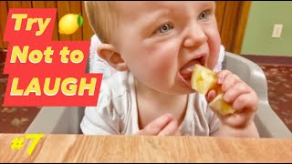 Funniest Reaction Babies Eating Lemons - Funny Video
