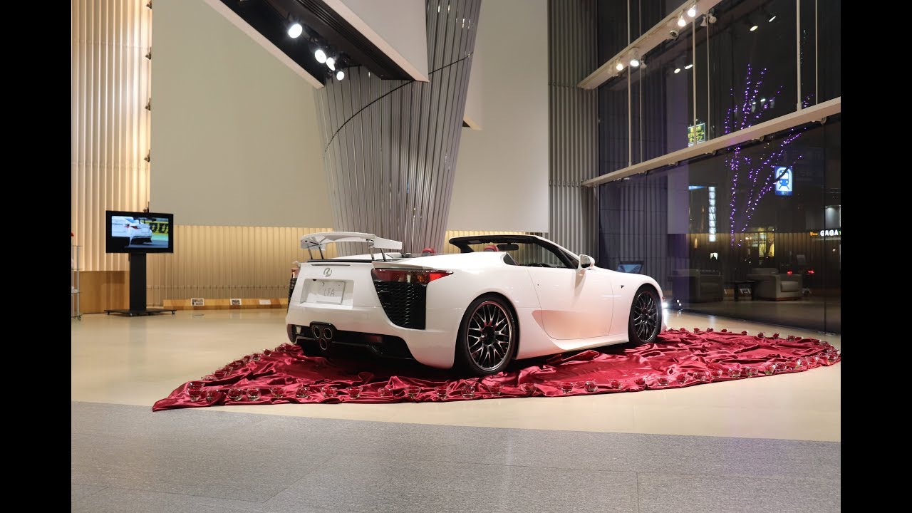 The 1 of 2 Lexus LFA Spider in Tokyo! - YouTube