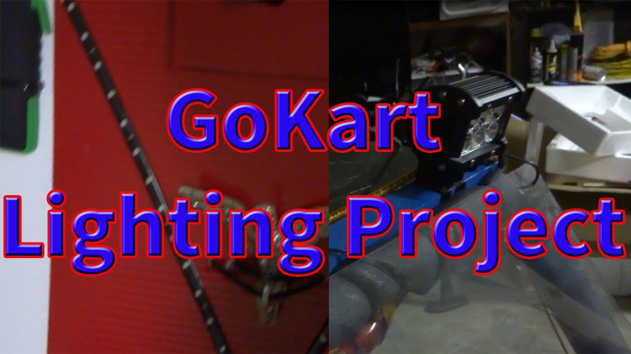 Manco GoKart LED Lighting setup UNDERLIGHTS 18W Cree Amazon YouTube