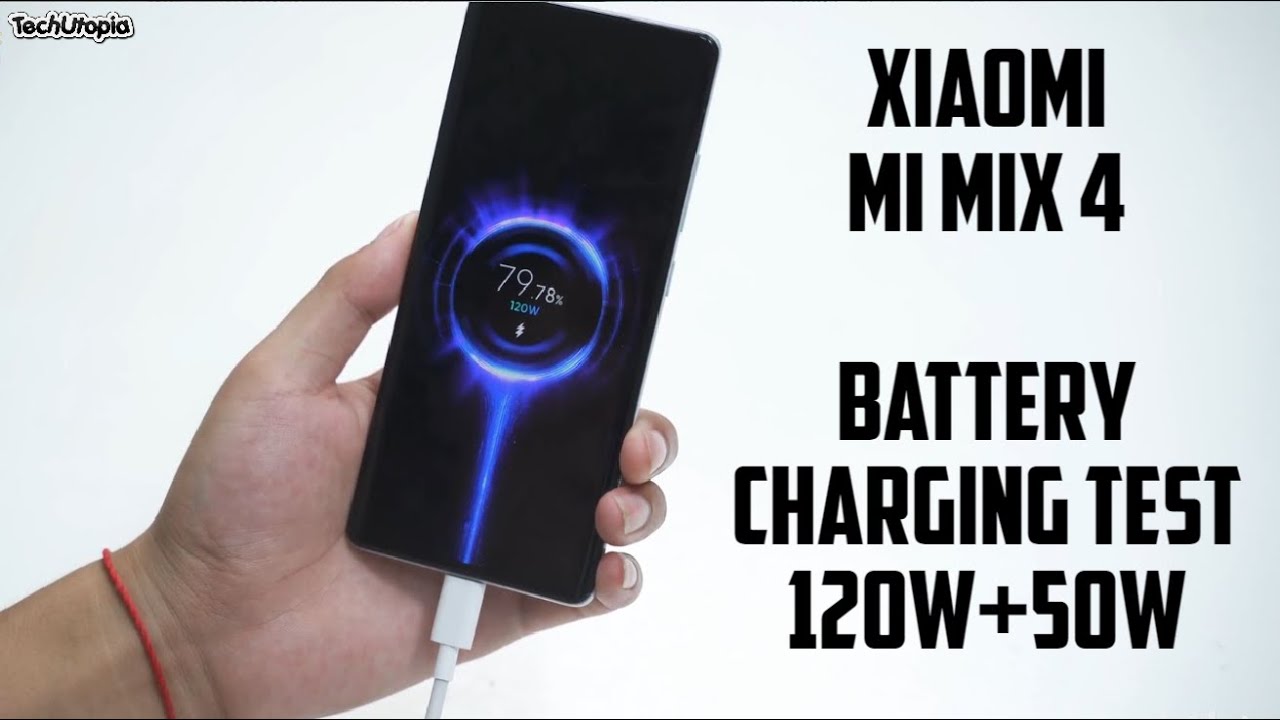 Xiaomi Mi Mix 4 battery test charging speed! Wired/Wireless 120W/50W (Mi 11 Ultra killer/iQOO 8?)