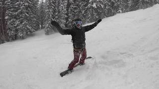Vail rock huck under Northwoods (Chair #11)