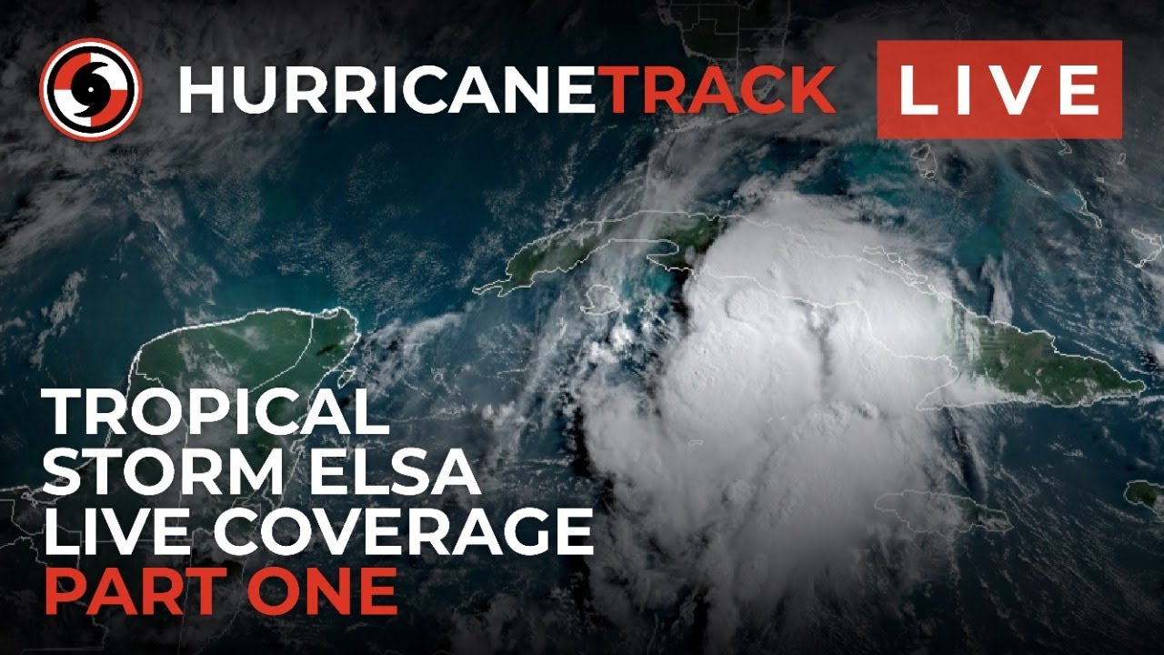 Live Outdoor Coverage - Tropical Storm Elsa (Part 2) - YouTube