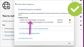 Problem With Wireless Adapter Or Access Point Error - Fix