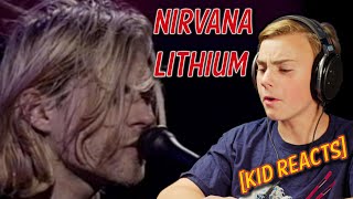 Nirvana - Lithium [Gen Alpha Kid Reacts] Nevermind #musicreaction #nirvana