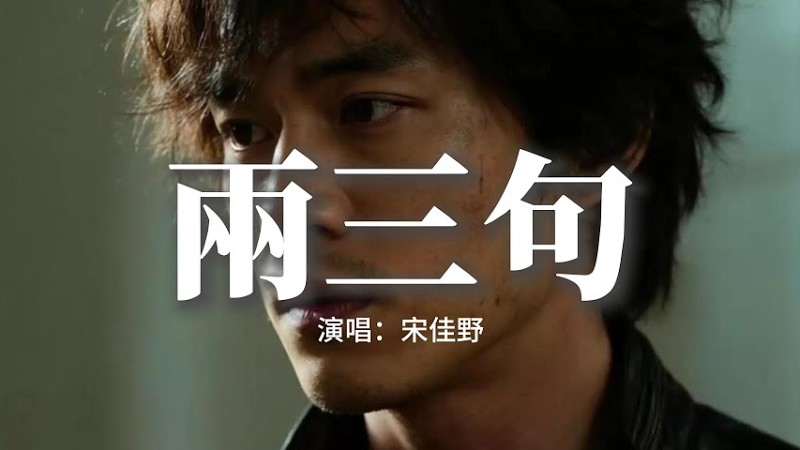 宋佳野 - 兩三句『趁著燈火不算清晰，月明星稀 談兩三句，關於錯過還是繼續，不求回答只求對視堅定。』【動態歌詞Mv】