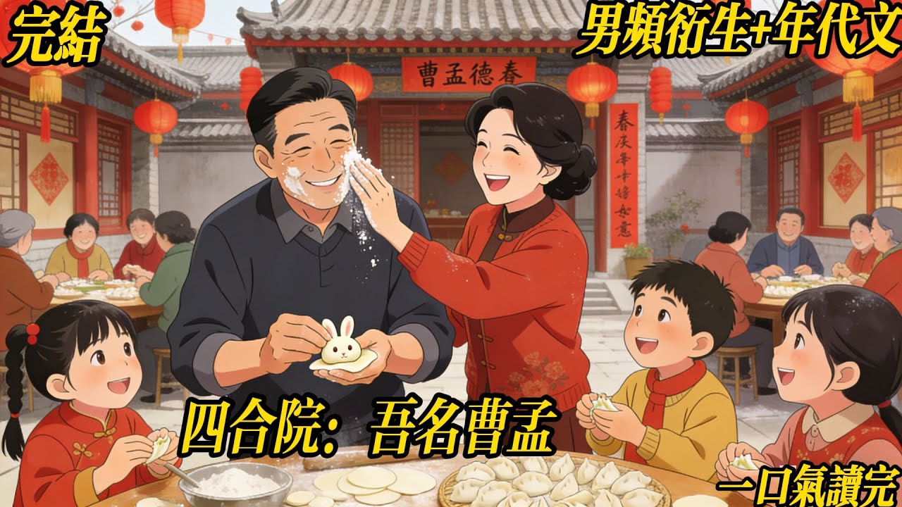 完结《四合院：吾名曹孟》#四合院 #年代文 #穿越 #男频衍生 #空间 #多女主 这一年秦淮茹还没有成为白莲花。这一年何雨柱还不是食堂大厨。这一年许大茂还没有迎娶娄小娥。这一年四合院多了一个二十一……