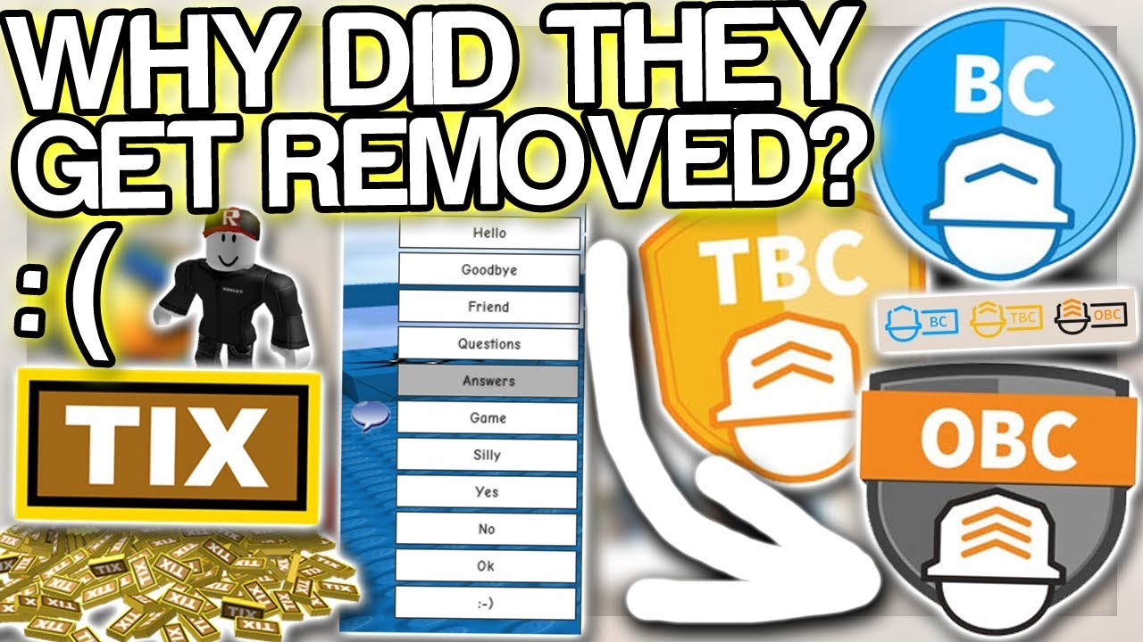 Why Did Roblox Remove These Features I Miss Them Youtube - roblox removing online daters