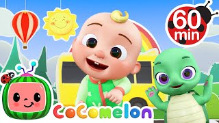 Wheels On The Bus (Dance Party) | Cocomelon Animal Time | Animals For Kids