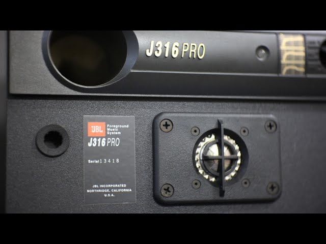 JBL J316PRO 空気録音 16cm2ウェイスピーカー EL34 真空管アンプ 最後
