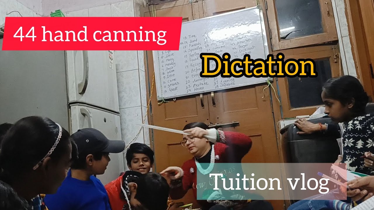 Tuition vlog | Daily vlogs | Test | Exam time | Students life | Dictation 