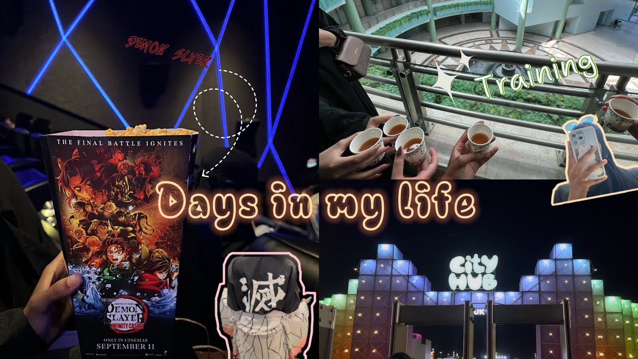 أيام في حياتي ✨ (جامعه، تدريب، سيتي هب ، ديمون سلاير)