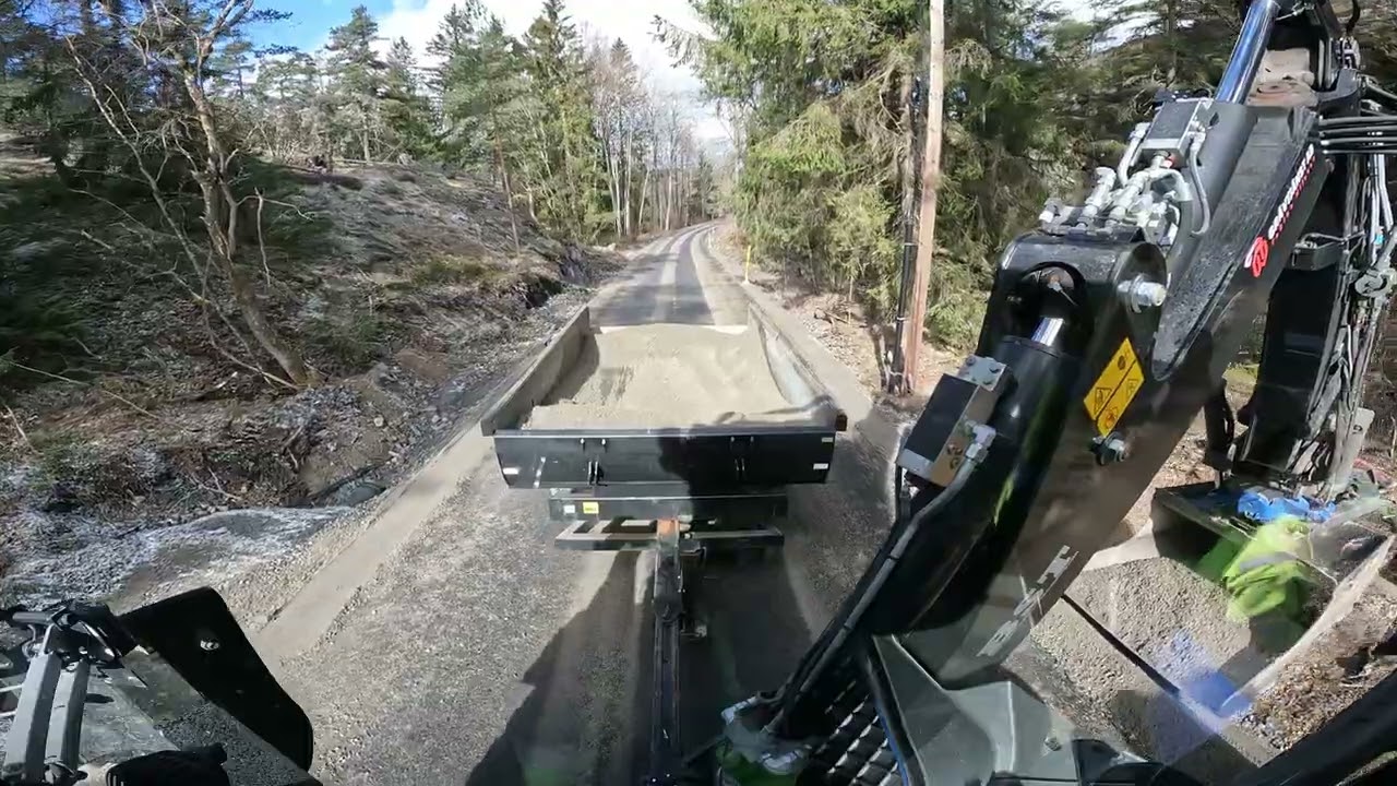 Huddig 1260 D med Waldung Lägger Stödremsa