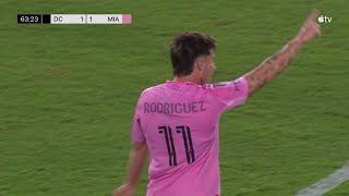 ¡Qué golazo! ¡Qué manera de definir! BOMBAZO de Baltasar Rodríguez para el empate de Miami