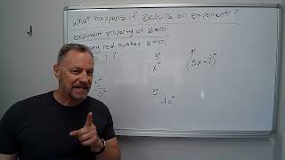 What happens if zero is an exponent