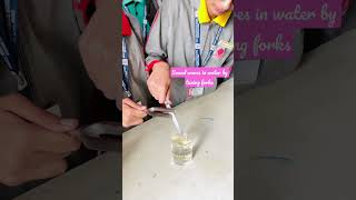 Tuning Forks | Sound Waves | Sound Waves In water #shorts #tuningforks #vibration #soundwave