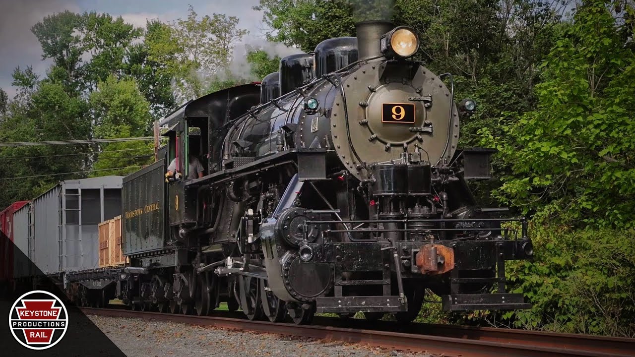Woodstown Central 9: Steam Freight in South Jersey (4K)